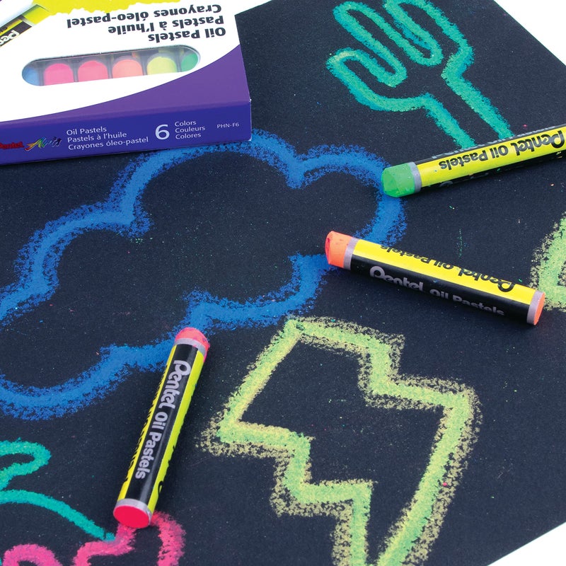 Pentel Arts Fluorescent Oil Pastels - Image 5